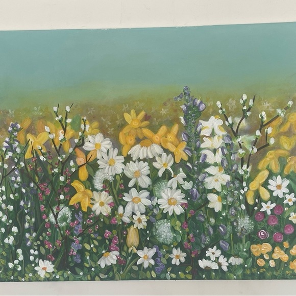 My Happy Place on reclaimed canvas. - Picture 1 of 9